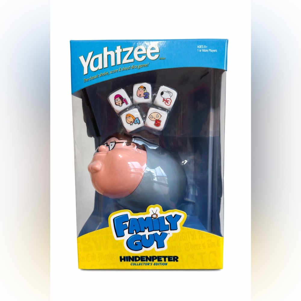 Family Guy Yahtzee Hindenpeter Collector’s Edition New Sealed